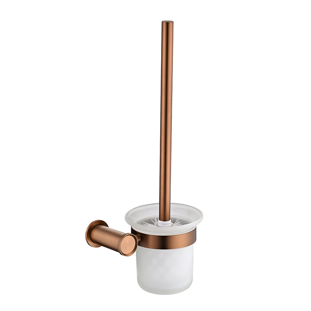 LMA-1621S-BRRG Zenith Ёршик для унитаза (подвесной), сталь, стекло, брашир. розовое золото LEMARK 