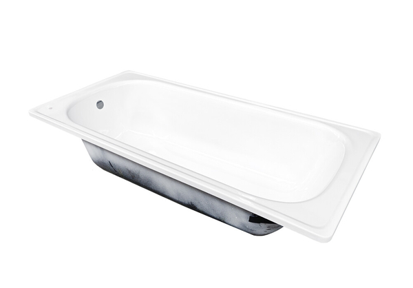 Ванна стальная эмалированная (2 сорт) 1500х700х380 см.белая (с ножками ) б/сиф.Китай