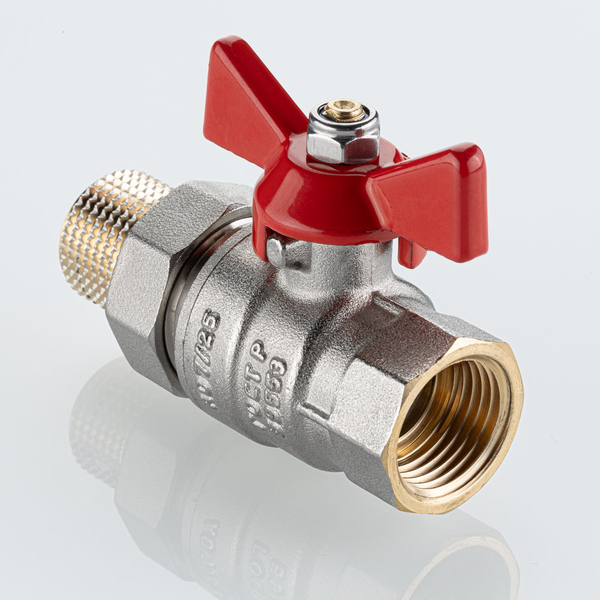 Кран вода VALTEC BASE-ГОСТ 1" г/ш баб американка VT.227S.N.06