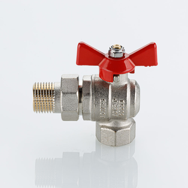 Кран вода VALTEC BASE-ГОСТ 3/4" г/ш баб американка угловой VT.228S.N.05