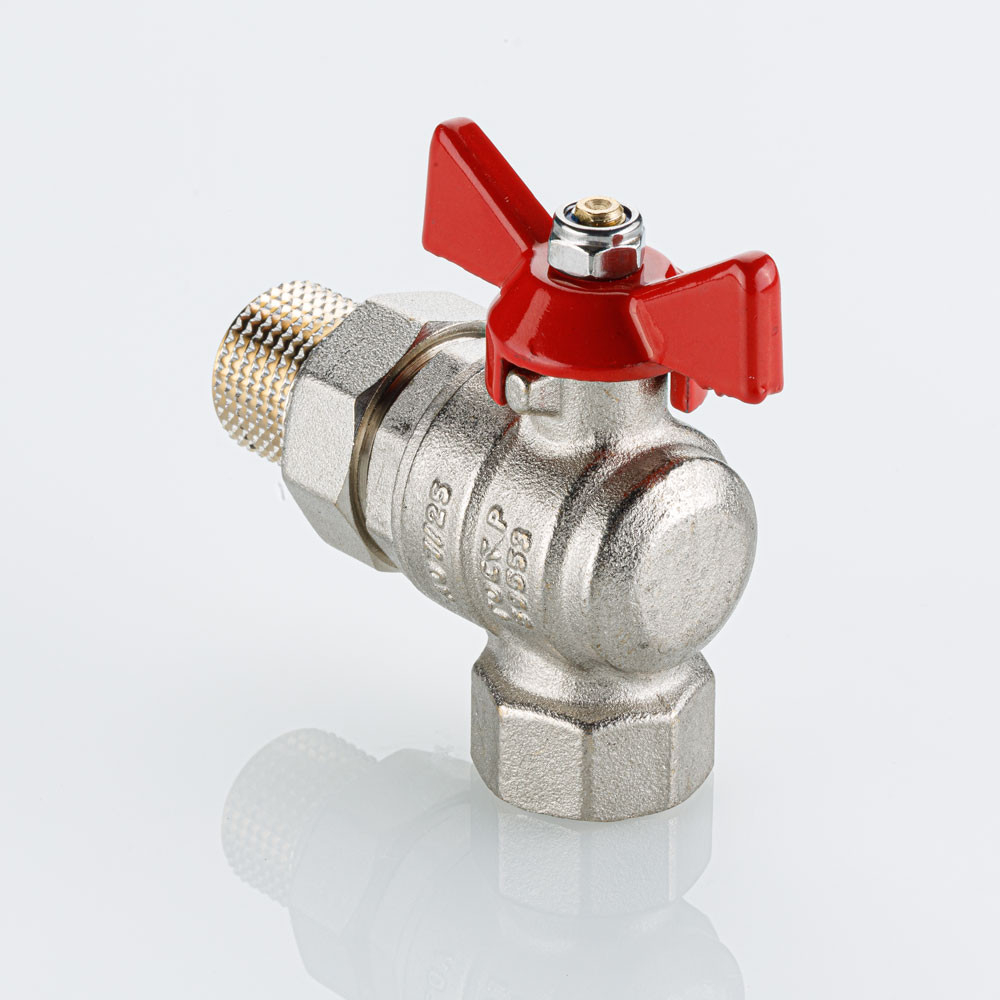 Кран вода VALTEC BASE-ГОСТ 3/4" г/ш баб американка угловой VT.228S.N.05
