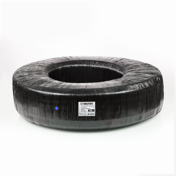 Труба из сшитого полиэтилена PEX-EVOH d16х2.2мм (для теплых полов) VALTEC в теплоизоляции 6мм (синяя) (VA1622.4.R06B.100) в БУХТЕ 100м