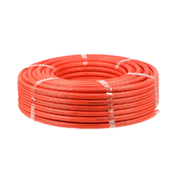 Труба из сшитого полиэтилена PEX-EVOH d16х2.2мм (для теплых полов) VALTEC в теплоизоляции 6мм (КРАСНАЯ) (VA1622.4.R06R.100) в БУХТЕ 100м