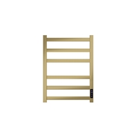 Полотенцесушитель электрический HOLLER Наоми NM00164GL 600x400, золотой матовый