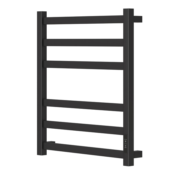 Полотенцесушитель электрический HOLLER Наоми NM00164BM 600x400, черный матовый