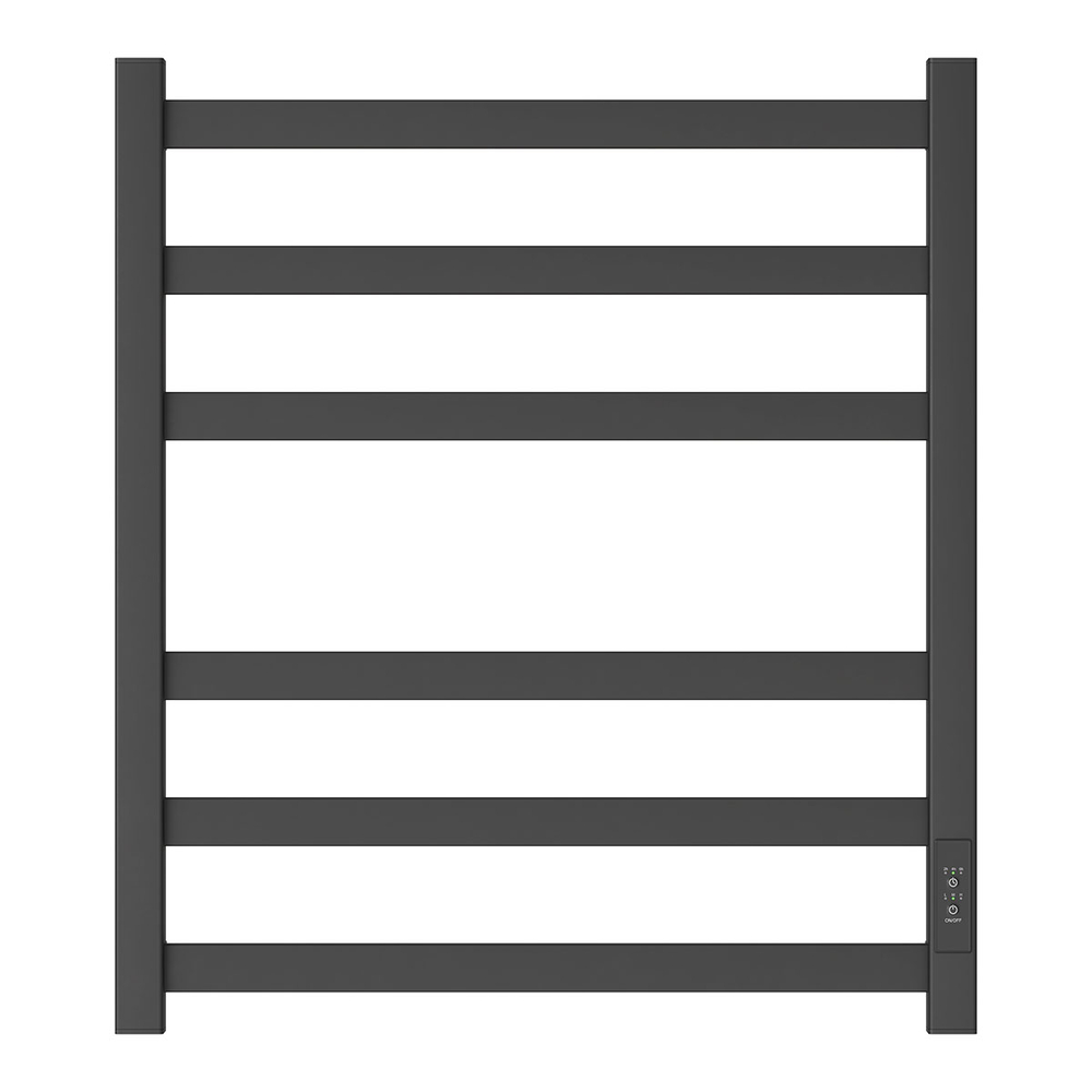 Полотенцесушитель электрический HOLLER Наоми NM00164BM 600x400, черный матовый