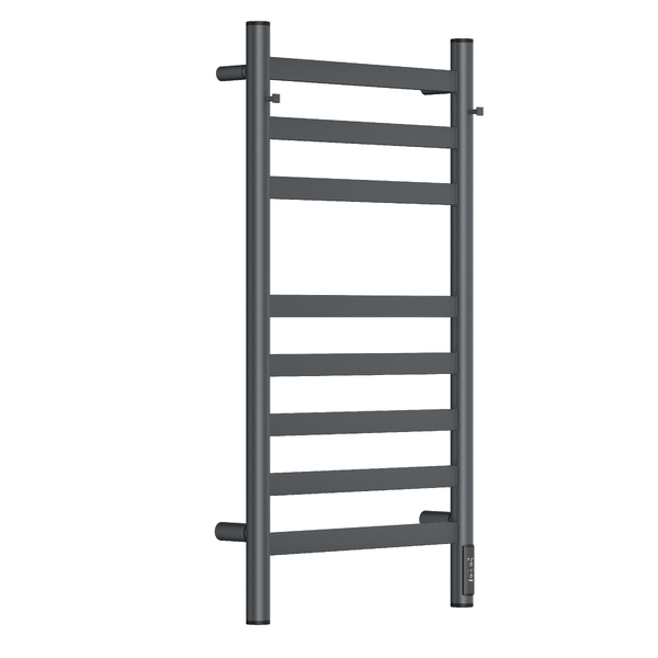 Полотенцесушитель электрический HOLLER Вельвет VL10184GF 800x400 с крючками, графит металлик