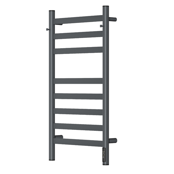 Полотенцесушитель электрический HOLLER Вельвет VL10184GF 800x400 с крючками, графит металлик