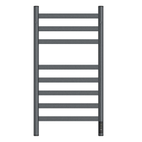 Полотенцесушитель электрический HOLLER Вельвет VL10184GF 800x400 с крючками, графит металлик