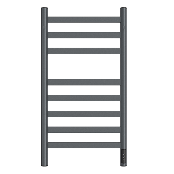 Полотенцесушитель электрический HOLLER Вельвет VL10184GF 800x400 с крючками, графит металлик