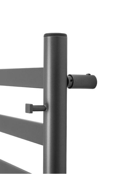 Полотенцесушитель электрический HOLLER Вельвет VL10184GF 800x400 с крючками, графит металлик