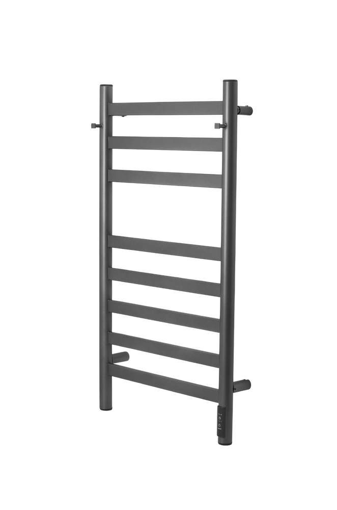 Полотенцесушитель электрический HOLLER Вельвет VL10184GF 800x400 с крючками, графит металлик