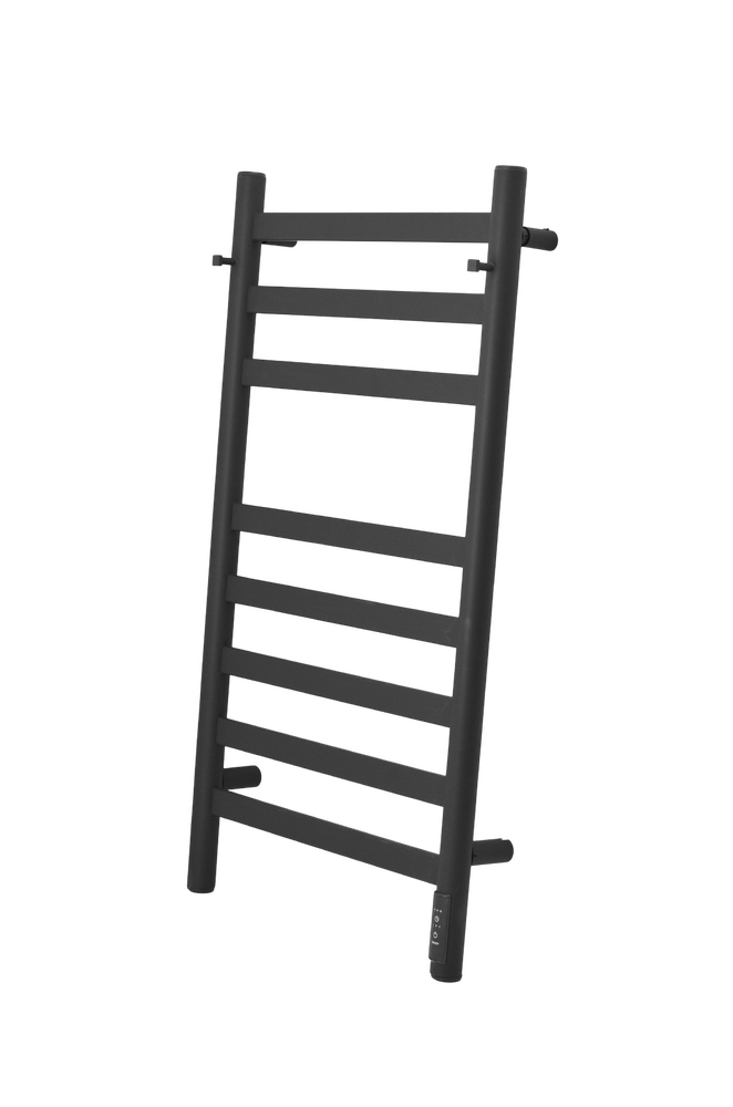 Полотенцесушитель электрический HOLLER Вельвет VL10184BM 800x400 с крючками, черный матовый