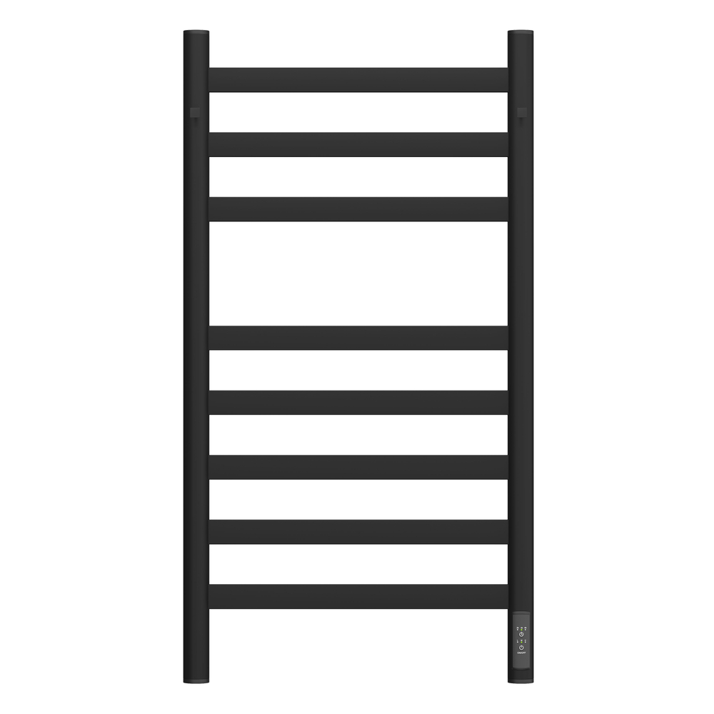 Полотенцесушитель электрический HOLLER Вельвет VL10184BM 800x400 с крючками, черный матовый
