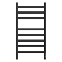 Полотенцесушитель электрический HOLLER Вельвет VL10184BM 800x400 с крючками, черный матовый