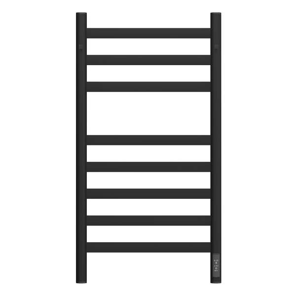 Полотенцесушитель электрический HOLLER Вельвет VL10184BM 800x400 с крючками, черный матовый