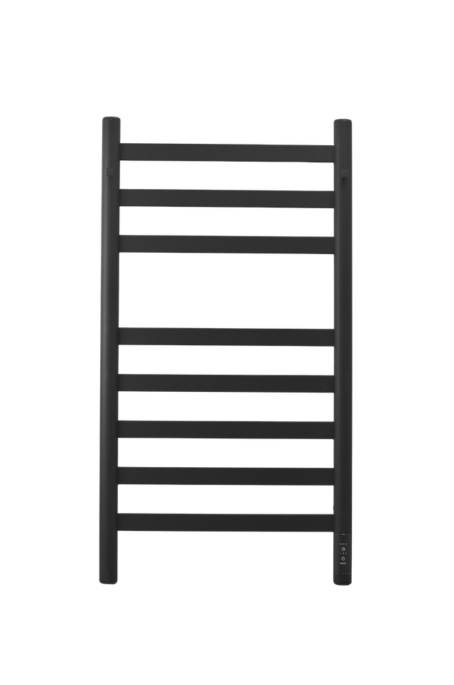 Полотенцесушитель электрический HOLLER Вельвет VL10184BM 800x400 с крючками, черный матовый