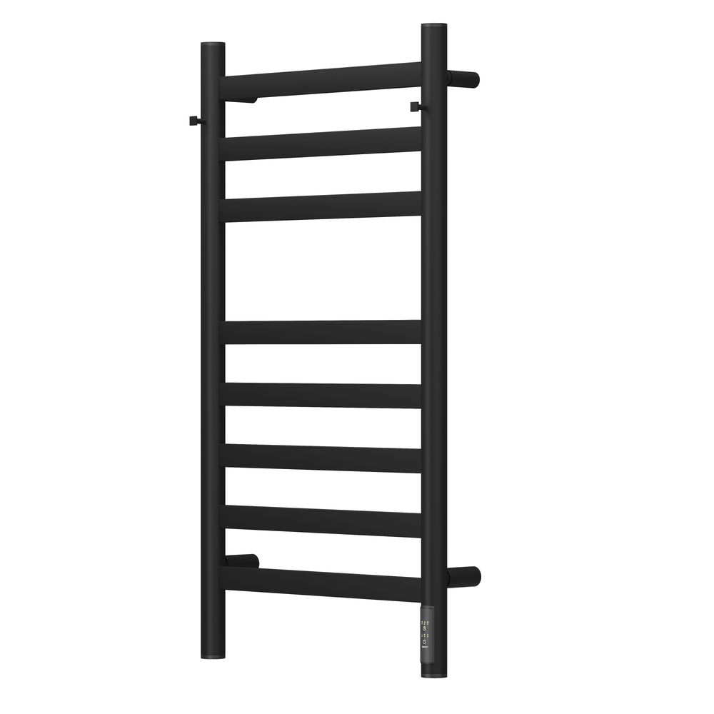 Полотенцесушитель электрический HOLLER Вельвет VL10184BM 800x400 с крючками, черный матовый