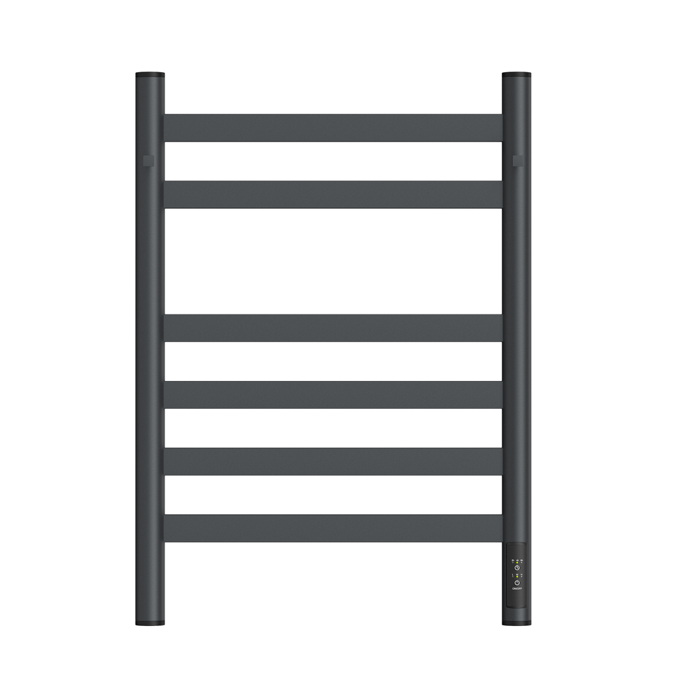 Полотенцесушитель электрический HOLLER Вельвет VL10164GF 600x400 с крючками, графит металлик