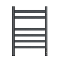 Полотенцесушитель электрический HOLLER Вельвет VL10164GF 600x400 с крючками, графит металлик