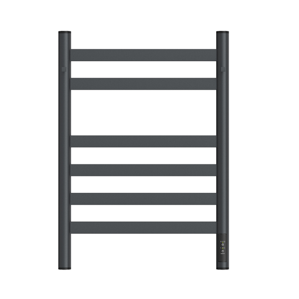 Полотенцесушитель электрический HOLLER Вельвет VL10164GF 600x400 с крючками, графит металлик