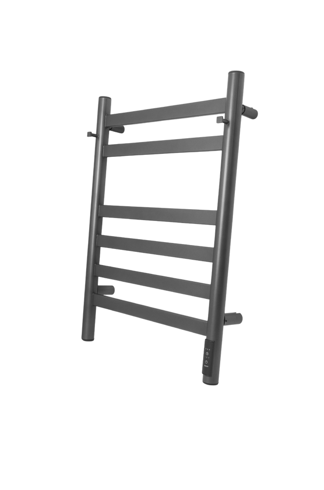 Полотенцесушитель электрический HOLLER Вельвет VL10164GF 600x400 с крючками, графит металлик