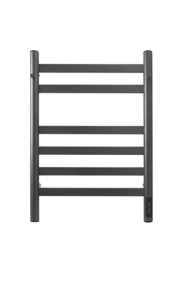 Полотенцесушитель электрический HOLLER Вельвет VL10164GF 600x400 с крючками, графит металлик