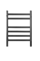 Полотенцесушитель электрический HOLLER Вельвет VL10164GF 600x400 с крючками, графит металлик