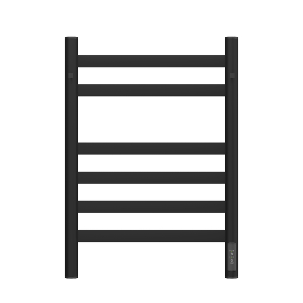 Полотенцесушитель электрический HOLLER Вельвет VL10164BM 600x400 с крючками, черный матовый