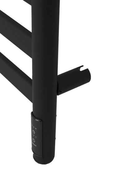Полотенцесушитель электрический HOLLER Вельвет VL10164BM 600x400 с крючками, черный матовый