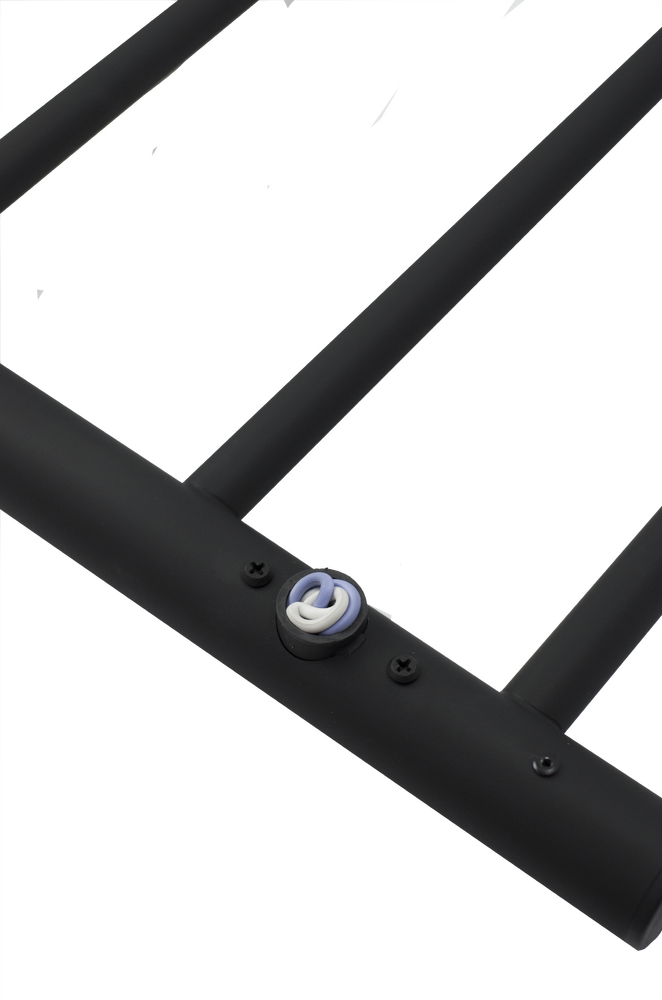 Полотенцесушитель электрический HOLLER Клео KL00184BM 800x400, черный матовый