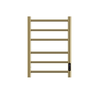 Полотенцесушитель электрический HOLLER Клео KL00164GL 600x400, золотой матовый