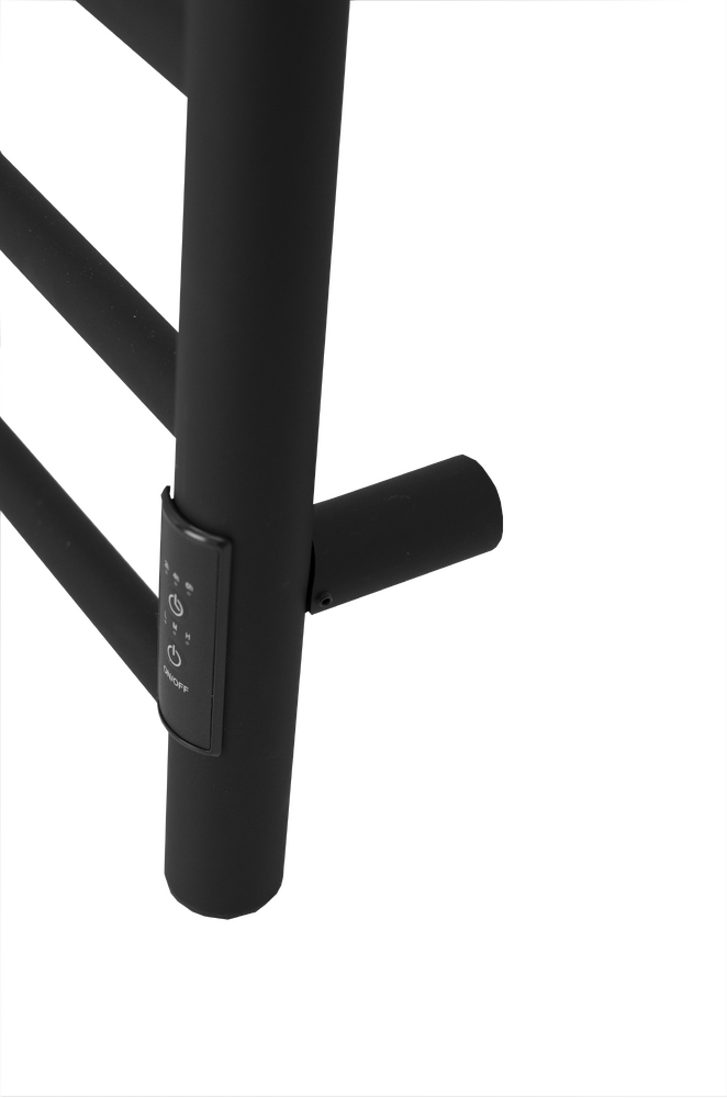 Полотенцесушитель электрический HOLLER Клео KL00164BM 600x400, черный матовый