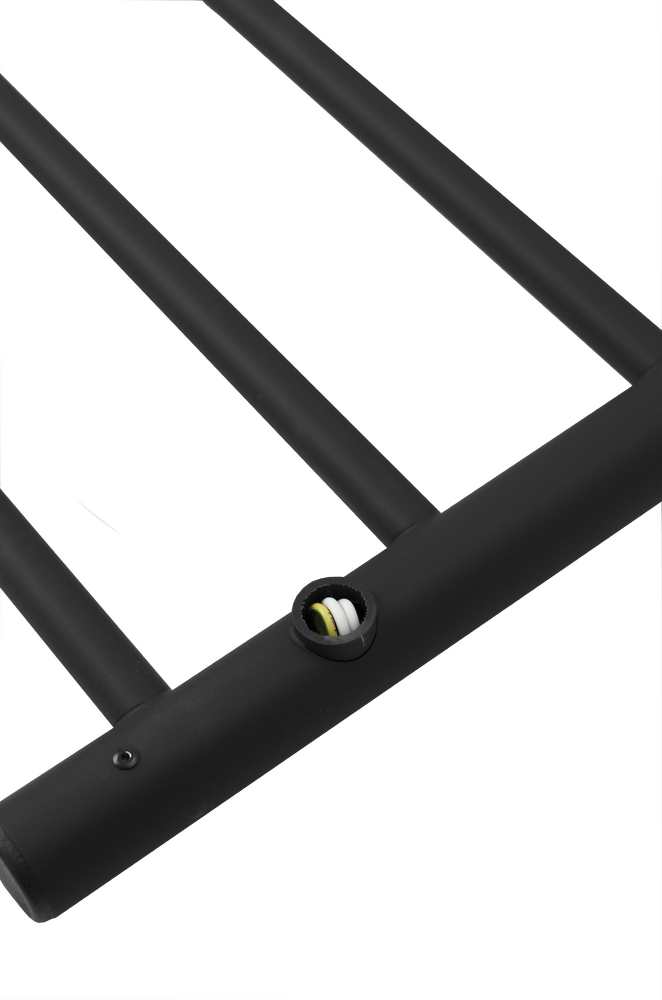 Полотенцесушитель электрический HOLLER Клео KL00164BM 600x400, черный матовый