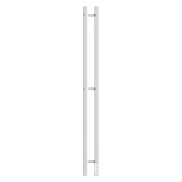 Полотенцесушитель электрический HOLLER Аурика AR10111WM 1100x80 с крючками, белый матовый