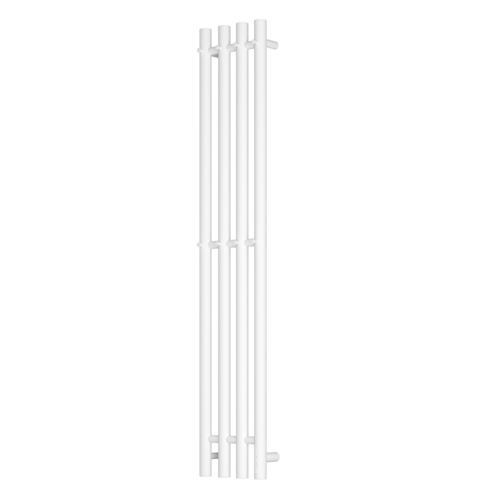Полотенцесушитель электрический HOLLER Лонга LG10113WM 1100x180 с крючками, белый матовый