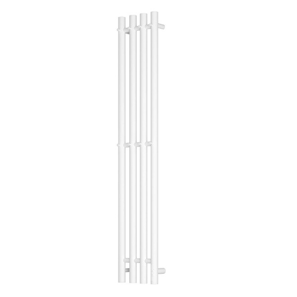Полотенцесушитель электрический HOLLER Лонга LG10113WM 1100x180 с крючками, белый матовый