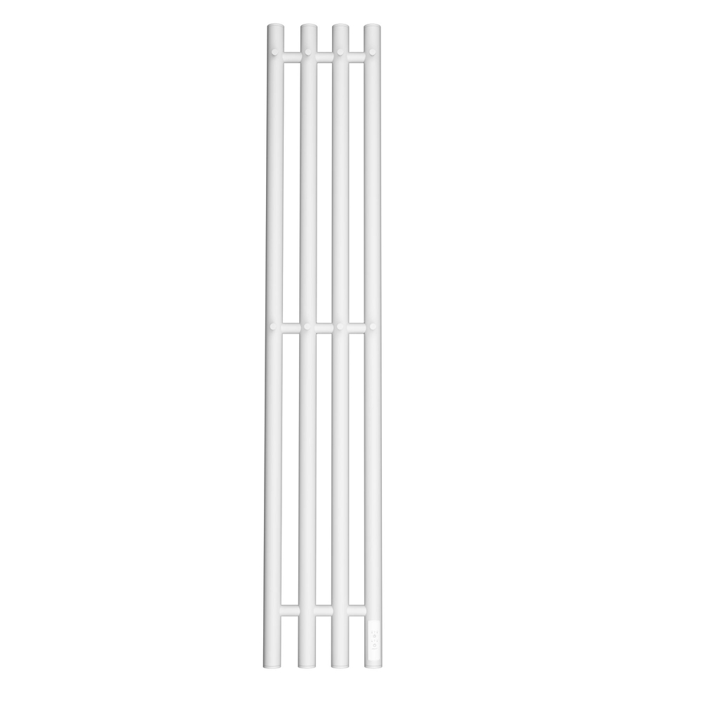 Полотенцесушитель электрический HOLLER Лонга LG10113WM 1100x180 с крючками, белый матовый