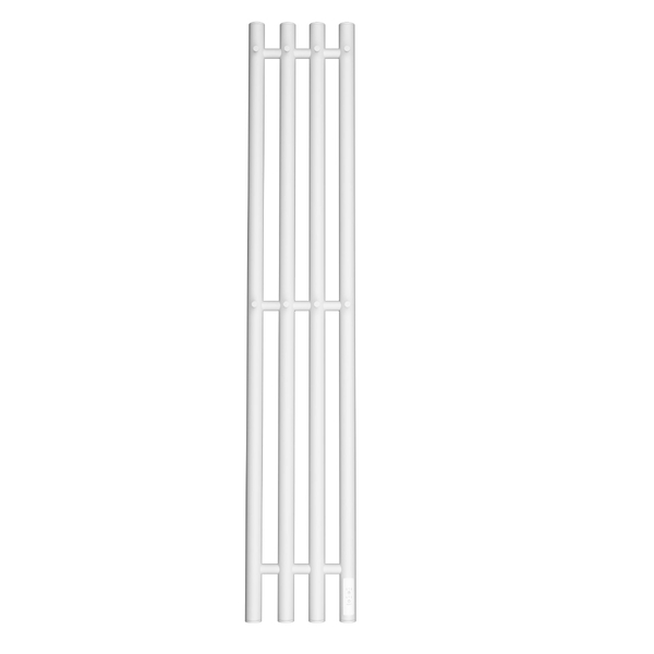 Полотенцесушитель электрический HOLLER Лонга LG10113WM 1100x180 с крючками, белый матовый