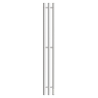 Полотенцесушитель электрический HOLLER Лонга LG10112WM 1100x120 с крючками, белый матовый