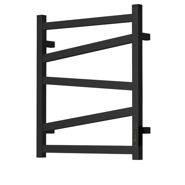 Полотенцесушитель электрический HOLLER Альба AL00165BM 600x500, черный матовый