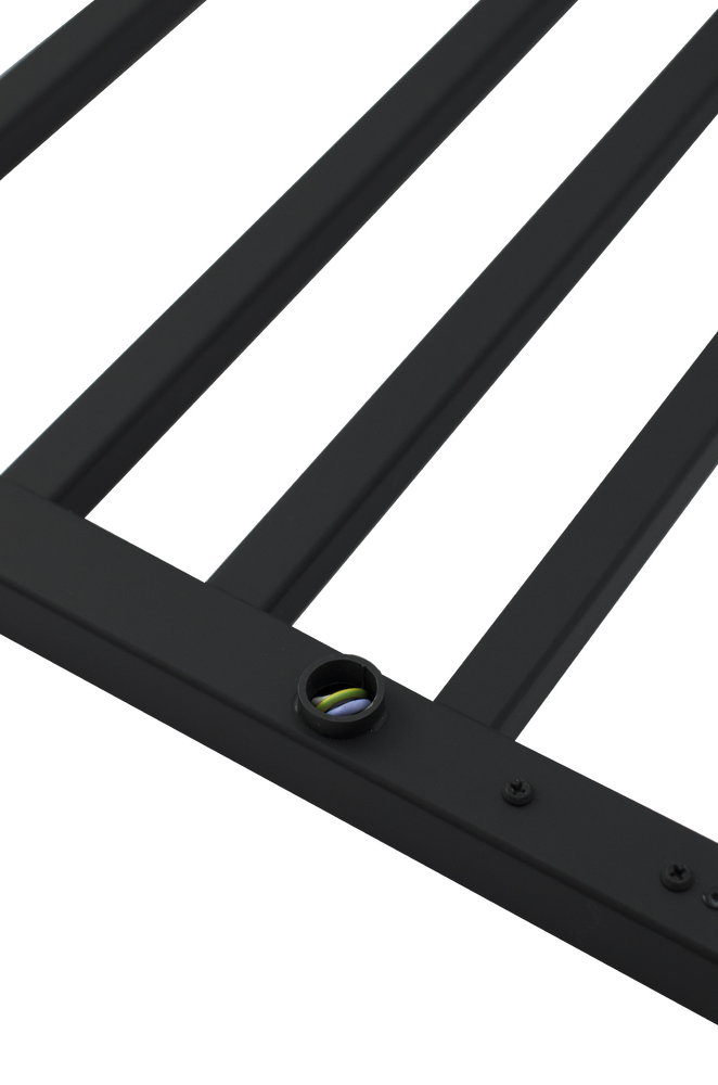 Полотенцесушитель электрический HOLLER Ларго LR00185BM 800x500, черный матовый
