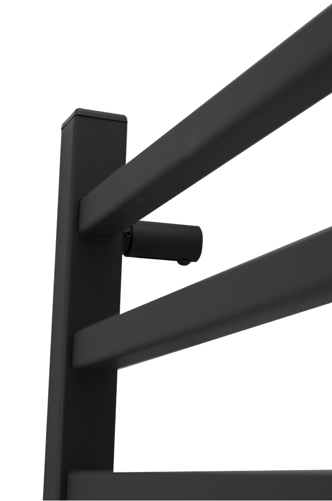 Полотенцесушитель электрический HOLLER Ларго LR00185BM 800x500, черный матовый