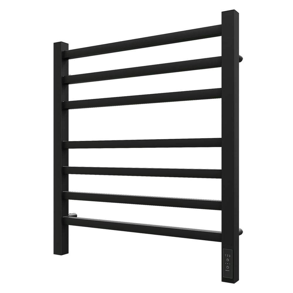 Полотенцесушитель электрический HOLLER Ларго LR00165BM 600x500, черный матовый