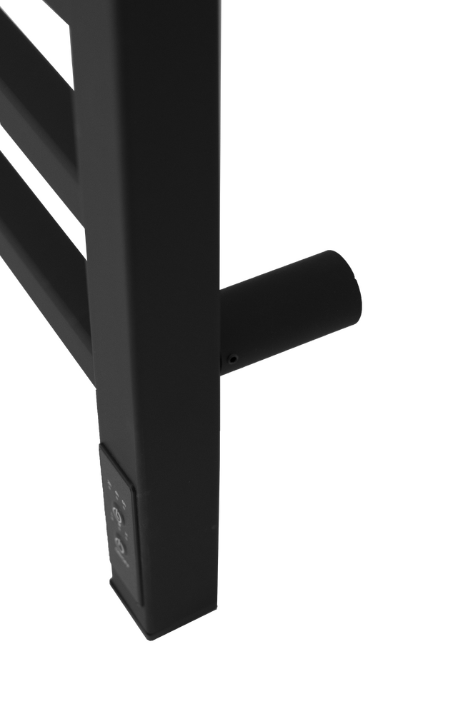 Полотенцесушитель электрический HOLLER Ларго LR00165BM 600x500, черный матовый