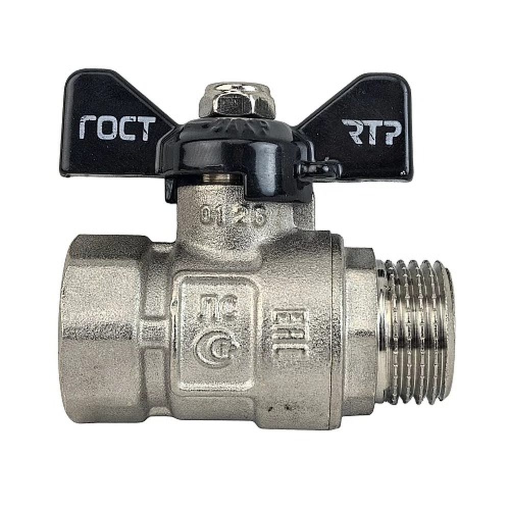 Кран вода RTP ГОСТ 3/4" г/ш баб PN40 49309