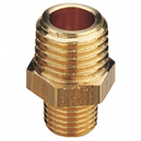 Ниппель перех. 25*15 латунь (литьё)