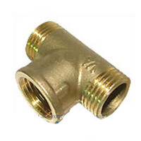 Тройник 15*15*15 ш/г/ш латунь (литьё)