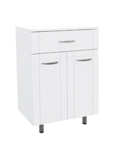 Комод SANTREK HOME "Мальта-55"  (Белый) 2 двери 1 ящик 550х716х300  