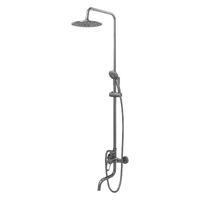 Душевая система со смесителем GROSS AQUA Базис (Base) GA9006SMD011